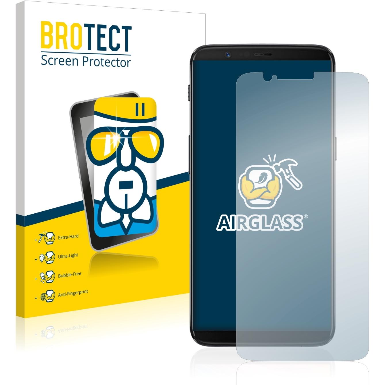 Thumbnail - BROTECT AirGlass Panzerglasfolie (1 Stück, OnePlus 5T), Smartphone Schutzfolie, Transparent