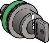 Produktbild Schneider Electric Flush Blue Ill Selector Switch Head 3p