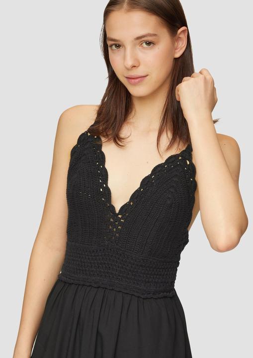 Immagine prodotto S.Oliver Kleid Kurzes Viskose-Kleid mit Häkel-Detail (44)