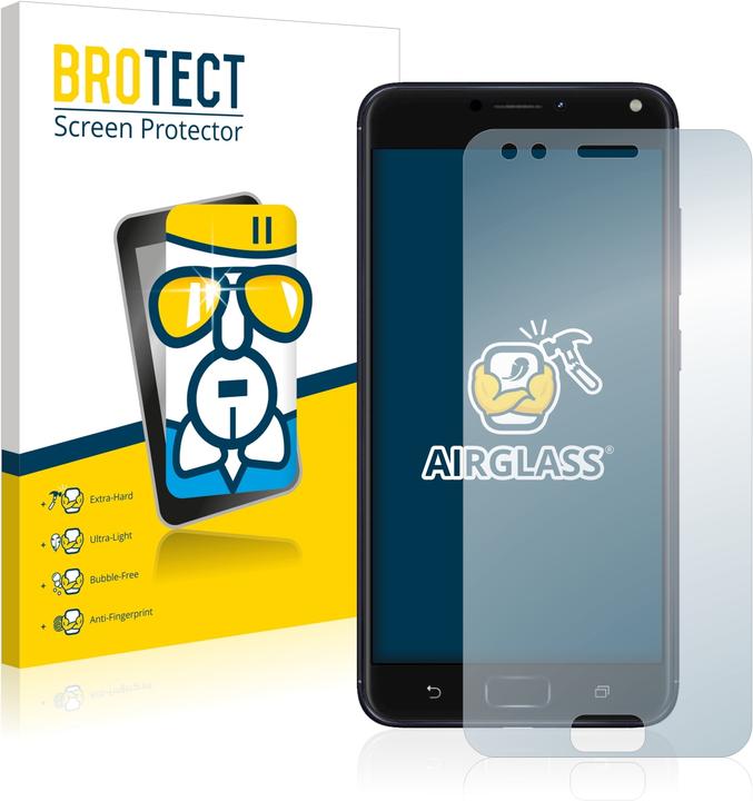 Produktbild BROTECT AirGlass Panzerglasfolie (1 Stück, Asus Zenfone 4)
