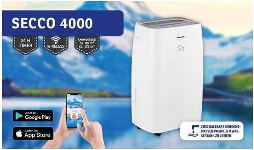 Produktbild Sonnenkönig Secco 4000 (80 m², 40 l/24h)
