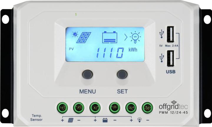 Actual product image Offgridtec ® Autark XL-Master 310W solar system - 1500W AC power 154Ah AGM battery (300 W)