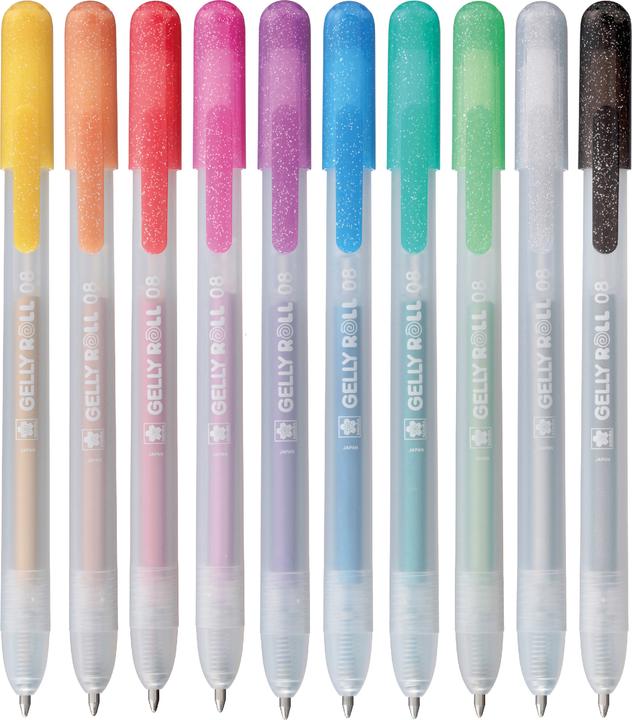Immagine prodotto Sakura Roller Gelly Clicker (Argento, Blu, Lilla, Nero, Oro, Pink, Rame, Rosso, Smeraldo, Verde, Verde smeraldo, 10x)