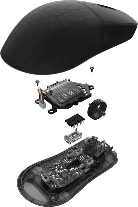 Actual product image Endgame Gear OP1w 4k v2 Wireless Gaming-Maus, 4.000Hz - Dark Frost (Cable)