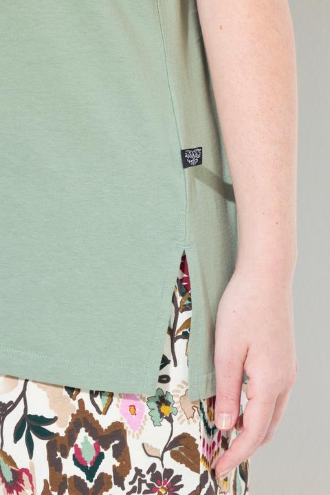 Produktbild Ulla Popken Pyjama, Blüten, V-Ausschnitt, Halbarm (50, 52)