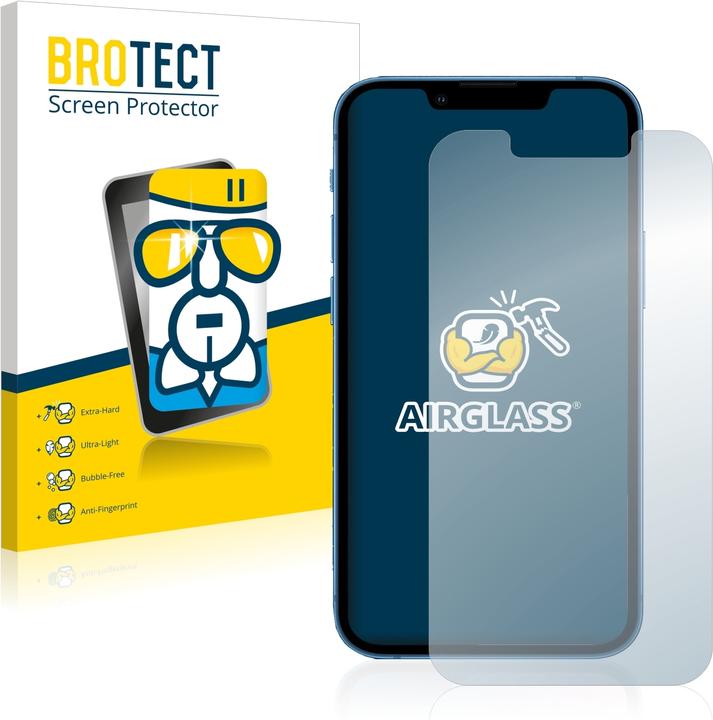 Produktbild BROTECT AirGlass Panzerglasfolie (1 Stück, Apple iPhone 13 mini)