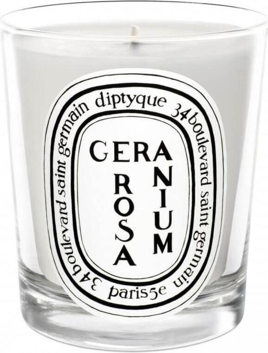 Actual product image Diptyque Scented candle in a jar Geranium Pink (190 g)