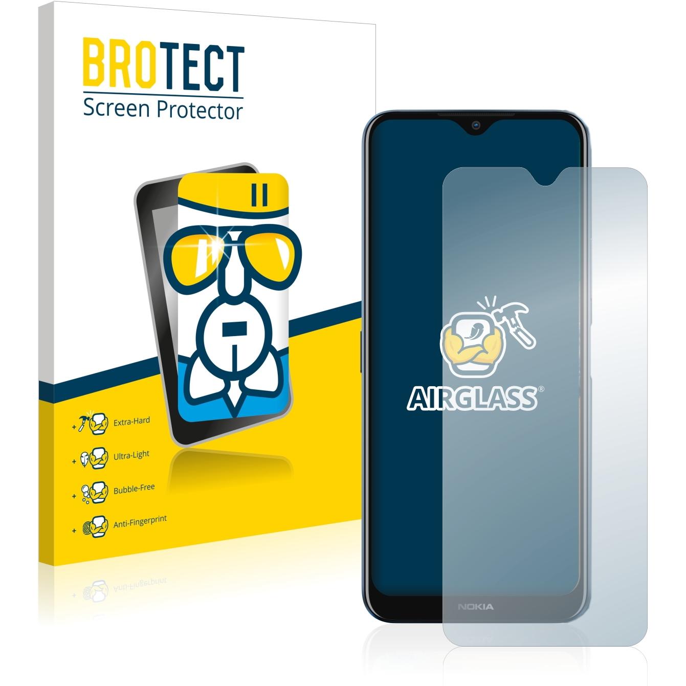 BROTECT AirGlass Panzerglasfolie (1 Stück, Motorola Moto G50), Smartphone Schutzfolie, Transparent