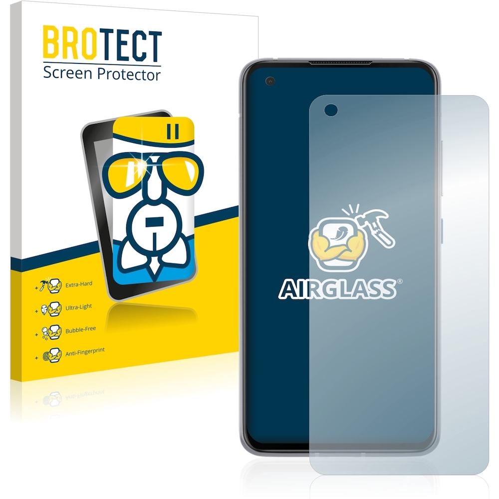 BROTECT AirGlass Panzerglasfolie (1 Stück, Asus Zenfone 8), Smartphone Schutzfolie, Transparent