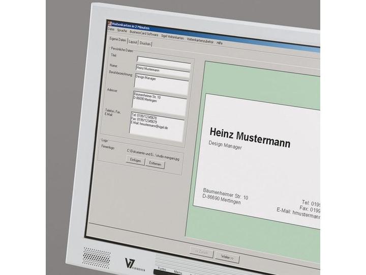 Produktbild Sigel MP Visitenkarten (A4, 600 Blätter, 200 g/m²)
