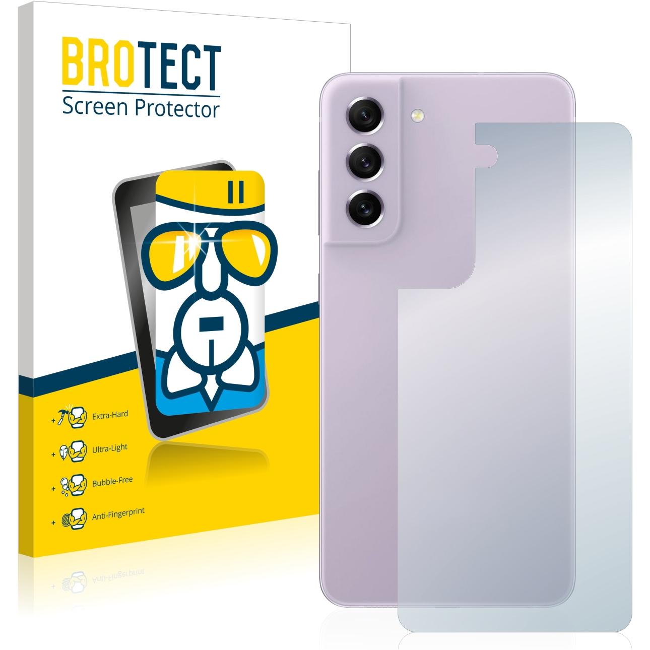 BROTECT AirGlass Panzerglasfolie (1 Stück, Samsung Galaxy S21), Smartphone Schutzfolie, Transparent
