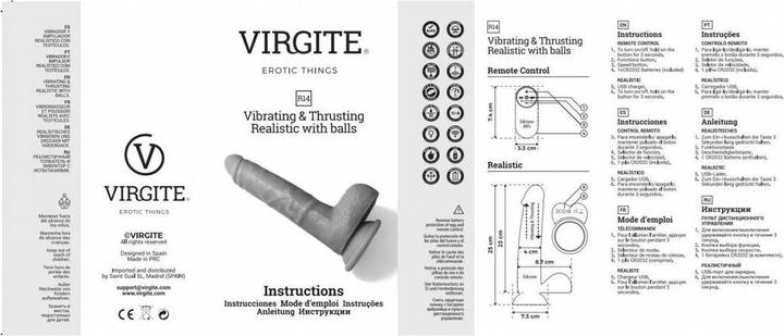 Produktbild Virgite Realistischer Auf- Und Ab-Vibrator