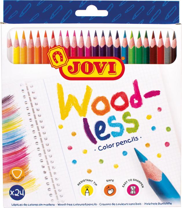 Produktbild Jovi Buntstifte Woodless VE=24 Farben (24x)