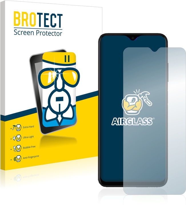 Actual product image BROTECT AirGlass Glass (1 Piece, Samsung Galaxy A03s)