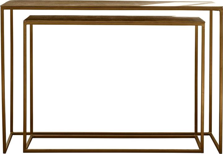 Image du produit Loberon Konsole 2er Set Olvenzo antikmessing (118 x 30 x 78 cm)