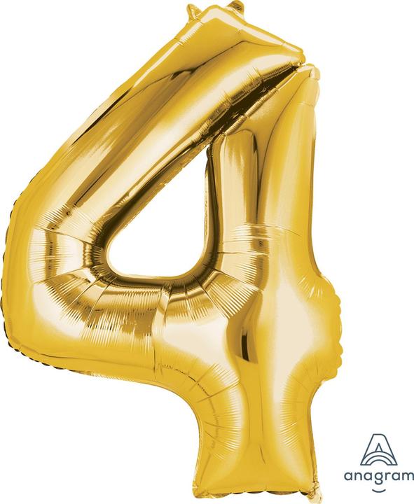 Produktbild Amscan Zahl 4 (1 x)