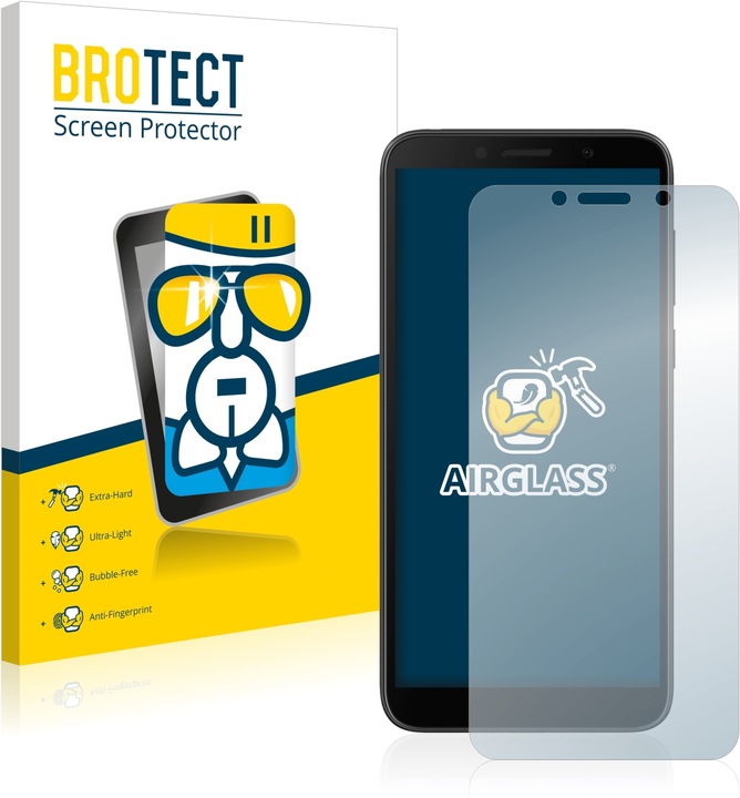 Actual product image BROTECT AirGlass Premium (1 Piece, Huawei Y5p)
