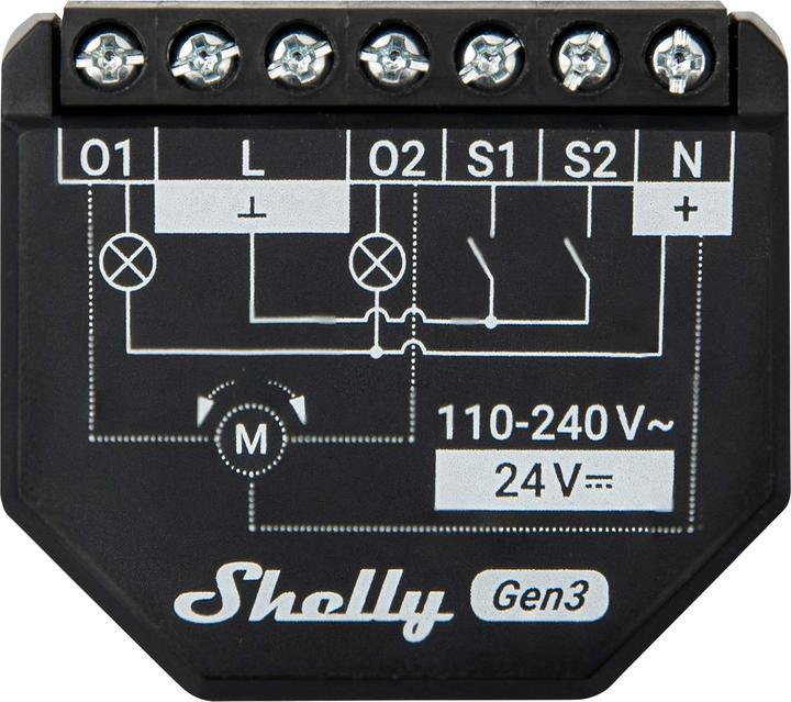 Produktbild Shelly 2PM Gen3 (Schaltaktor)
