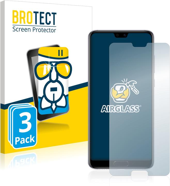 Actual product image BROTECT AirGlass Glass (3 pcs., Huawei P20 Pro)