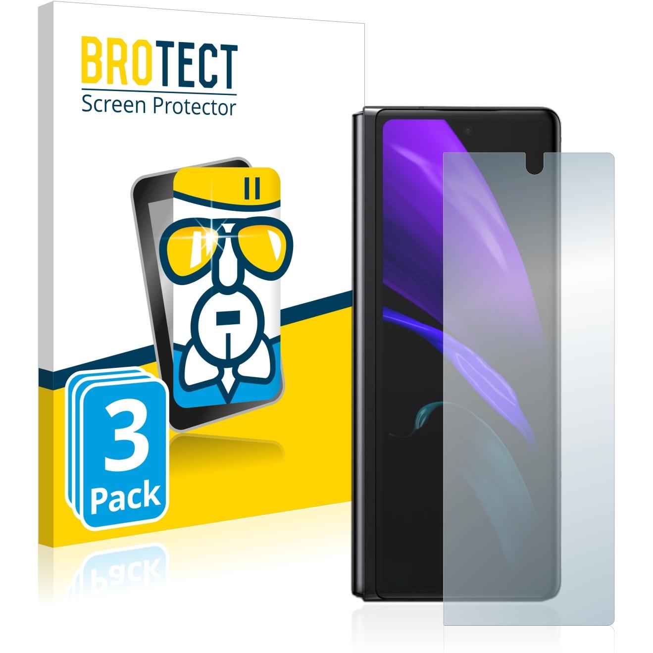 Thumbnail - BROTECT AirGlass Panzerglasfolie (3 Stück, Samsung Galaxy Z), Smartphone Schutzfolie, Transparent