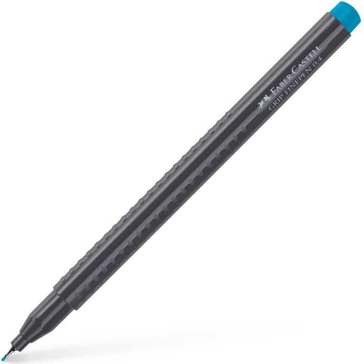 Actual product image Faber-Castell Finepen Grip 0.4 cobalt turquoise (Cobalt turquoise, 10 x)