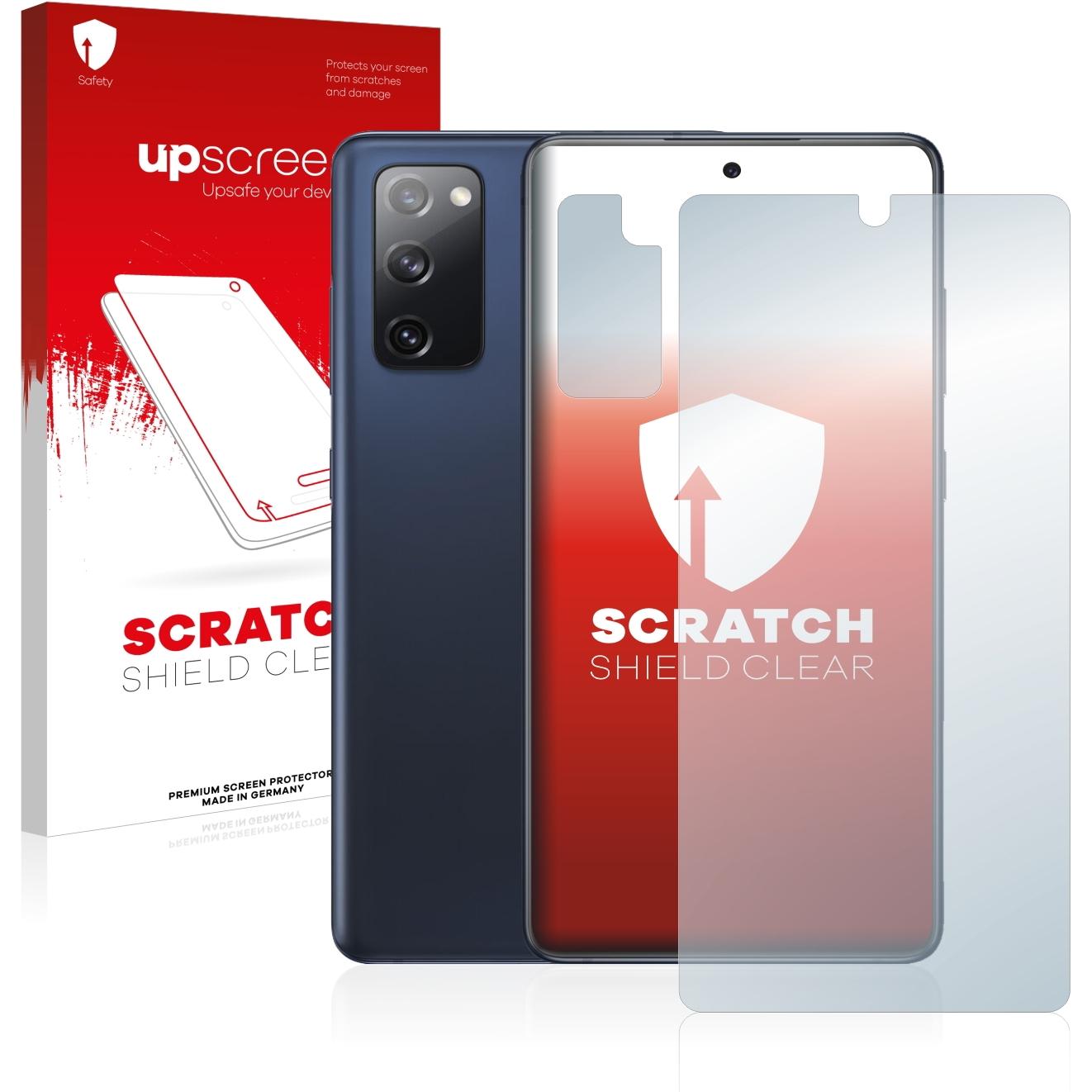 upscreen Scratch Shield Displayschutz (1 Stück, Samsung Galaxy S20 FE), Smartphone Schutzfolie, Transparent