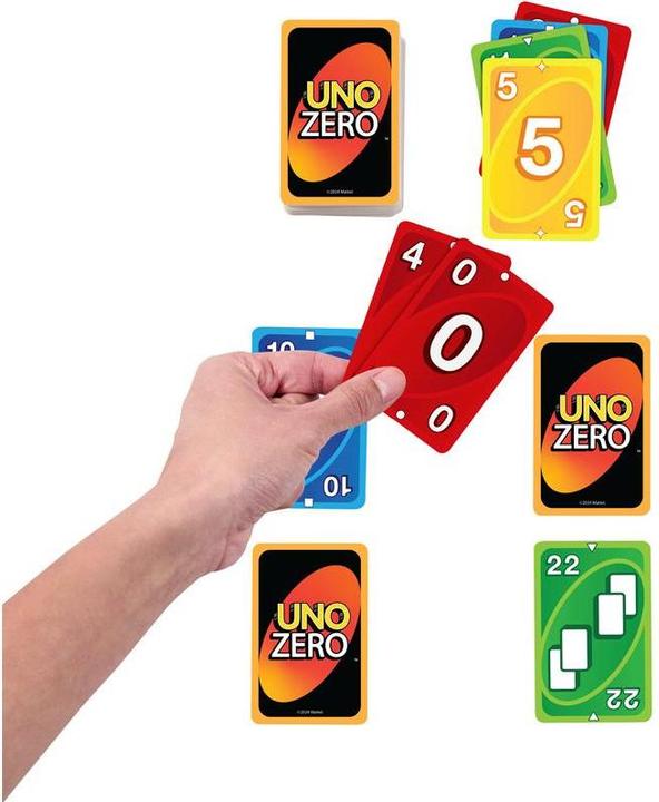 Produktbild Mattel Games UNO Zero (Multilingual, 2 - 10 Spieler)