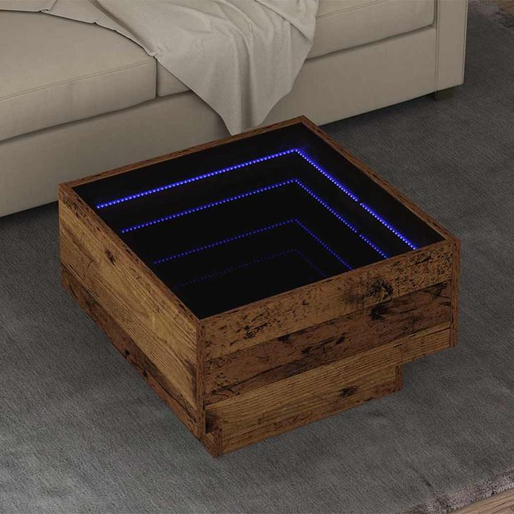 Image du produit vidaXL Rustikaler Couchtisch (50 x 50 x 30 cm)