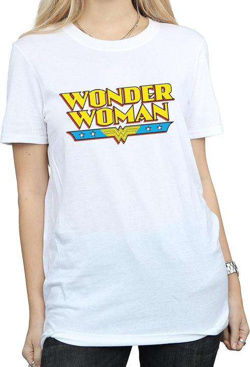 Image du produit - T-shirt WONDER WOMAN TEXT LOGO - Femme (L)