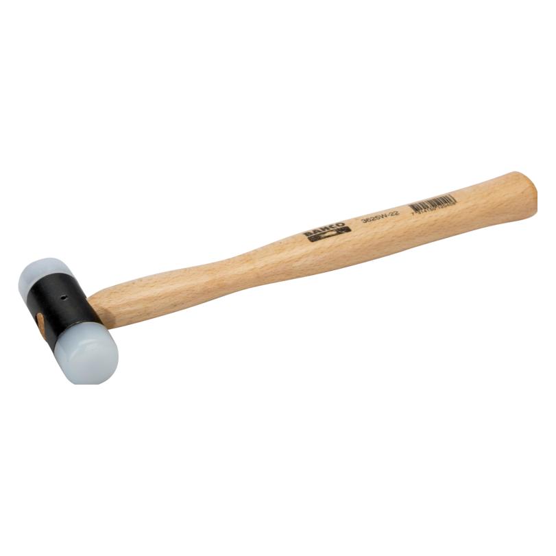 Irimo, Hamer, Rubberen Hamer Met Nylon Koppen En Houten Handvat 150 G (150 g)