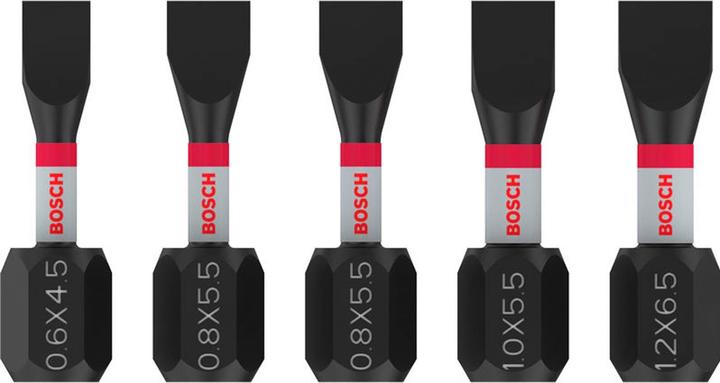 Bosch Professional Zubehör PRO Slotted Impact Bit (Fente à visser)