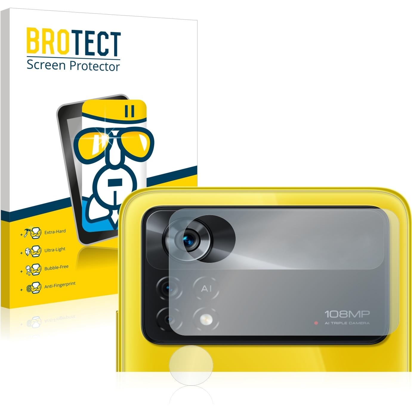 BROTECT AirGlass Panzerglasfolie (1 Stück, Xiaomi Poco X4 Pro 5G), Smartphone Schutzfolie, Transparent