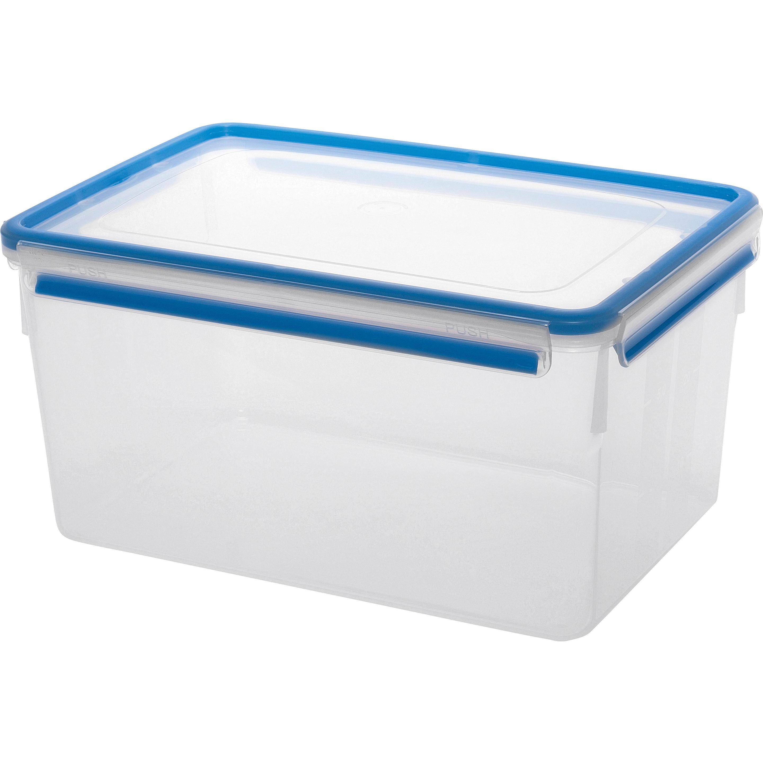 Emsa Frischhaltedose Clip & Close, Vorratsbehälter, Blau, Transparent