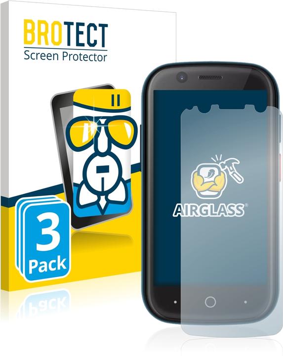 Produktbild BROTECT AirGlass Panzerglasfolie (3 Stk., Unihertz Jelly 2)