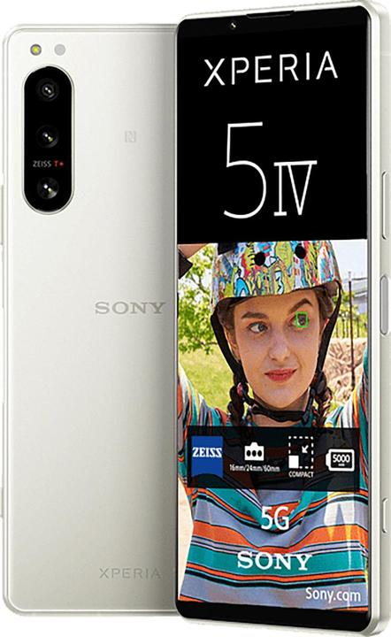 Actual product image Sony Xperia 5 IV (128 GB, Ecru, 6.10", SIM + eSIM, 5G)