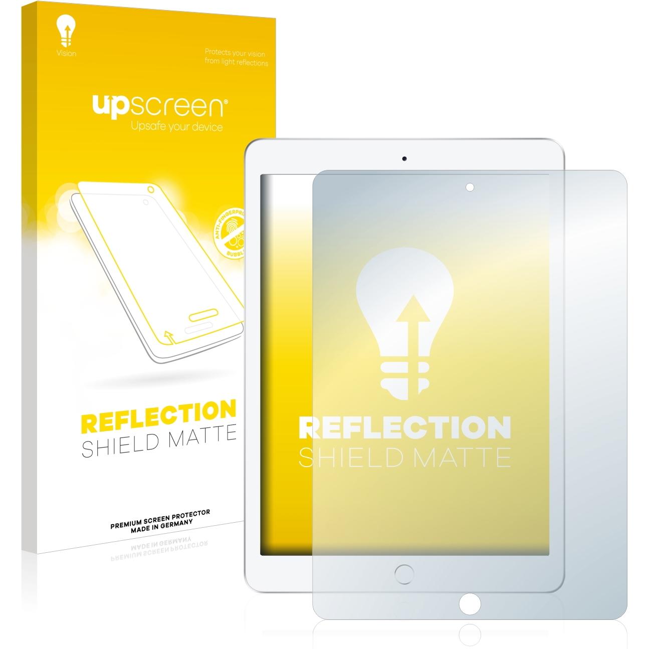 upscreen Reflection Shield Displayschutz Matt (1 Stück, iPad 9.7), Tablet Schutzfolie