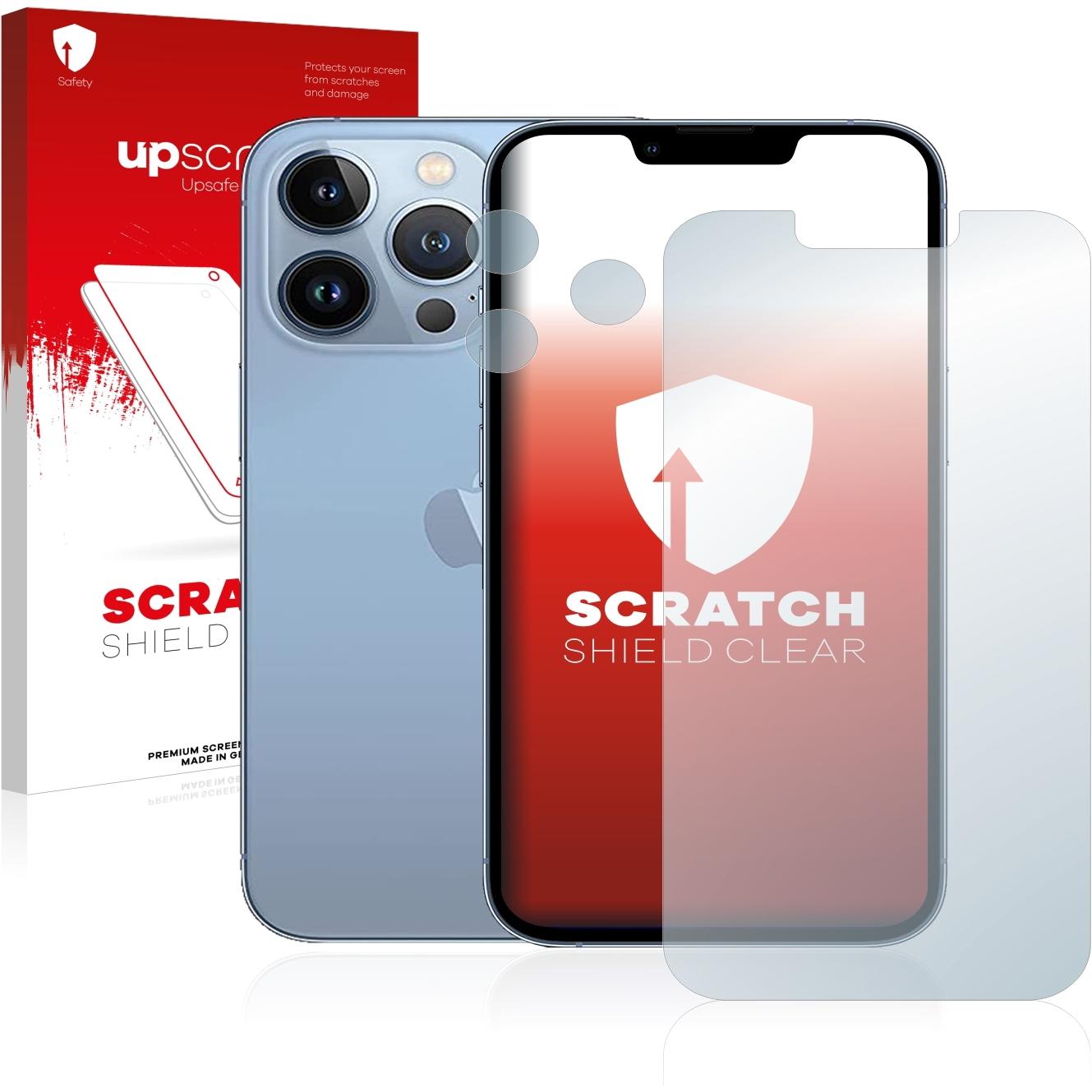 upscreen Scratch Shield Displayschutz (1 Stück, Apple iPhone 13 Pro), Smartphone Schutzfolie, Transparent