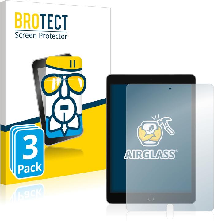 BROTECT AirGlass Glass (3 Piece, iPad 2021 (9th Gen))