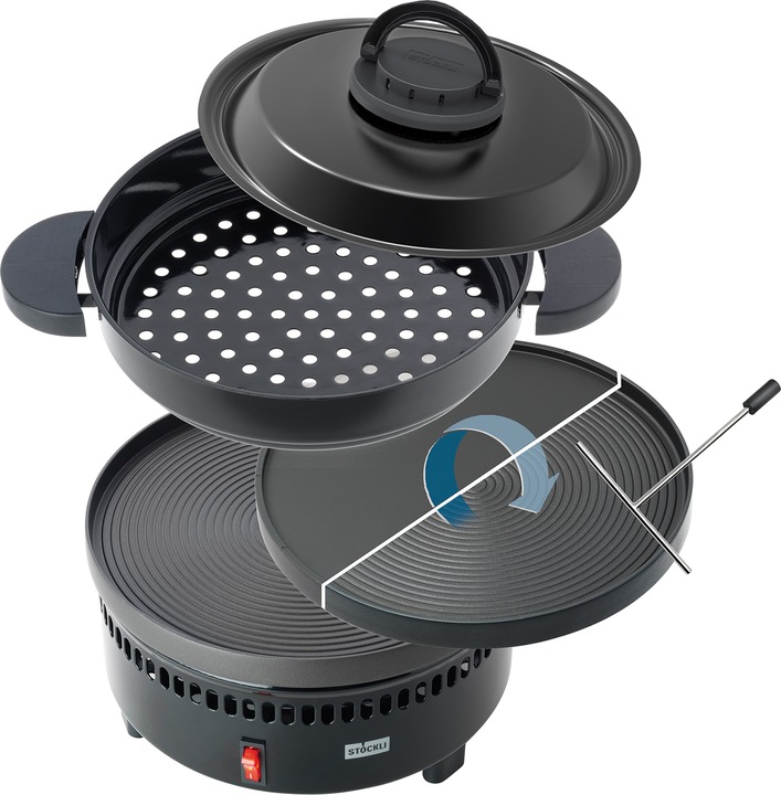 Stöckli Marroniofen mit Grillplatte