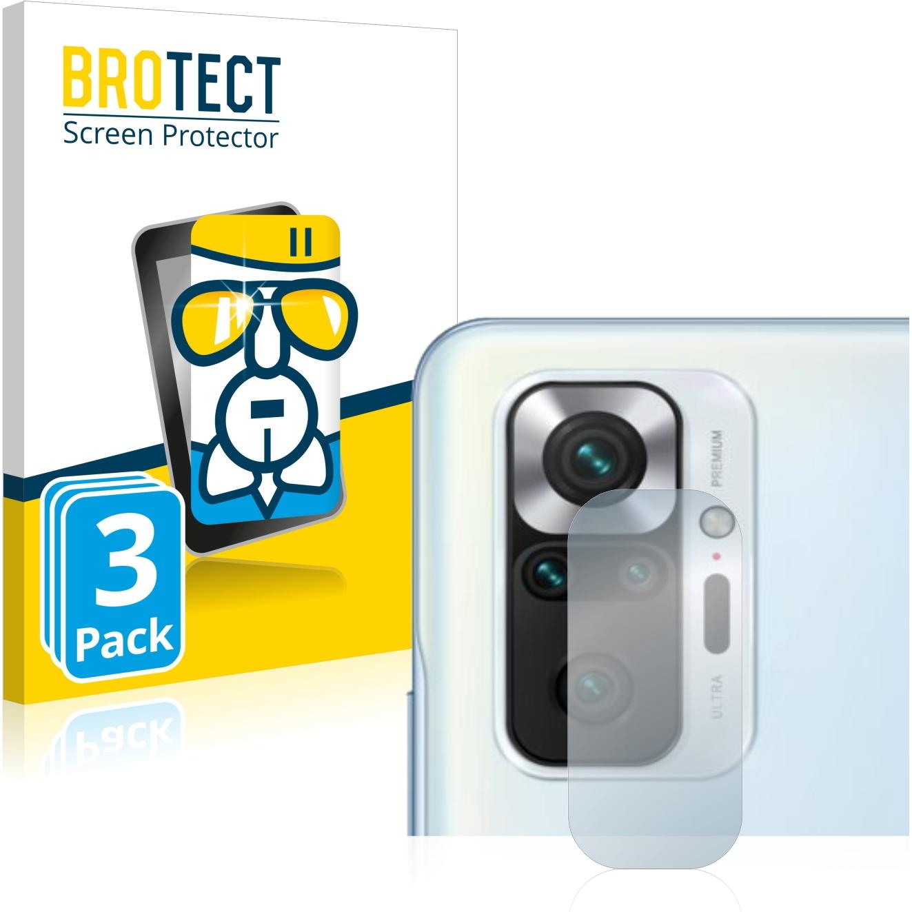 Thumbnail - BROTECT AirGlass Panzerglasfolie (3 Stück, Xiaomi Redmi Note 10S), Smartphone Schutzfolie, Transparent