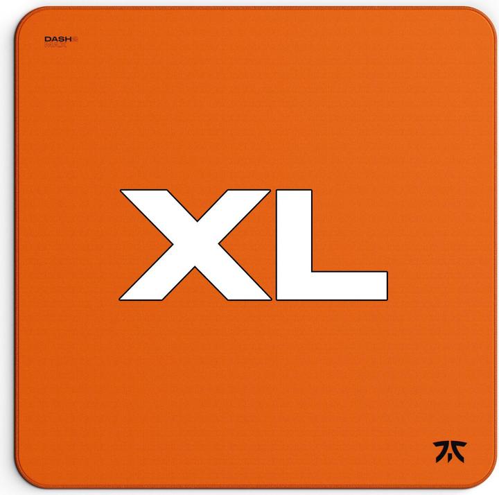 Actual product image Fnatic MAX Dash XL Pro Gaming Mouse Mat, Sunset Orange Textured Cloth Speed Surface, Water Resistant (XL)