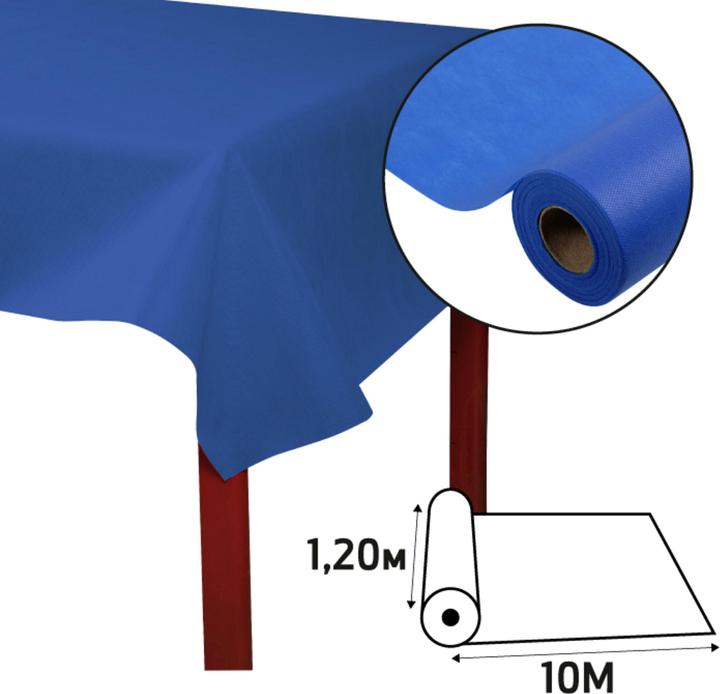 Actual product image Exacompta Tablecloth Rolls Spu nbond L120x10m NvBlu