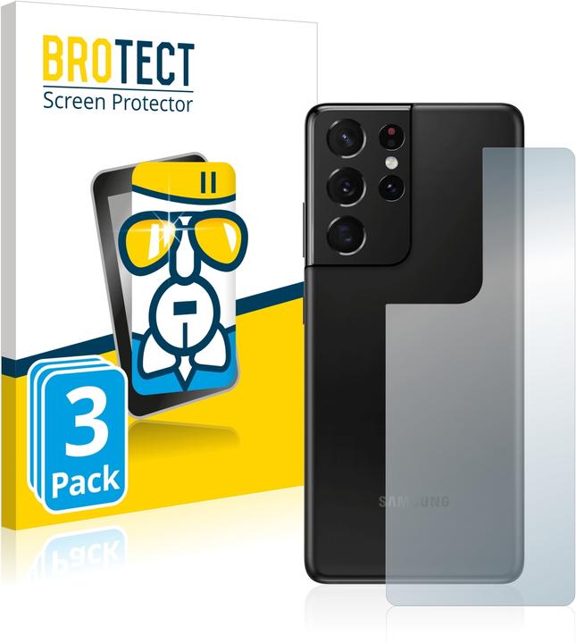 Actual product image BROTECT AirGlass Glass (3 Piece, Samsung Galaxy S21 Ultra 5G)
