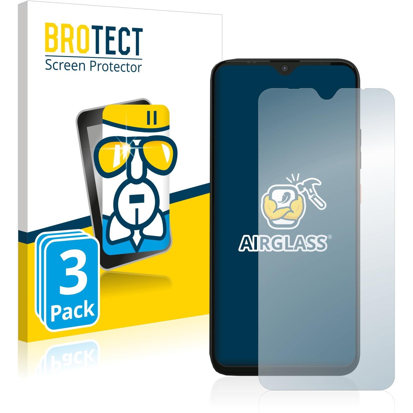 Thumbnail - BROTECT AirGlass Panzerglasfolie (3 Stück, Gigaset GS4), Smartphone Schutzfolie, Transparent