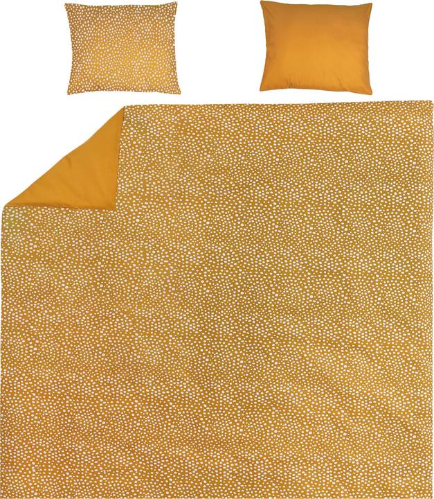 Meyco Home Literie 240x200/220 Cheetah/Uni honey gold