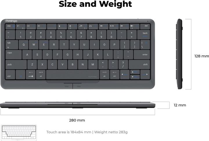 Immagine prodotto Prestigio Click & Touch 2 (CH, Cablato, Senza fili)