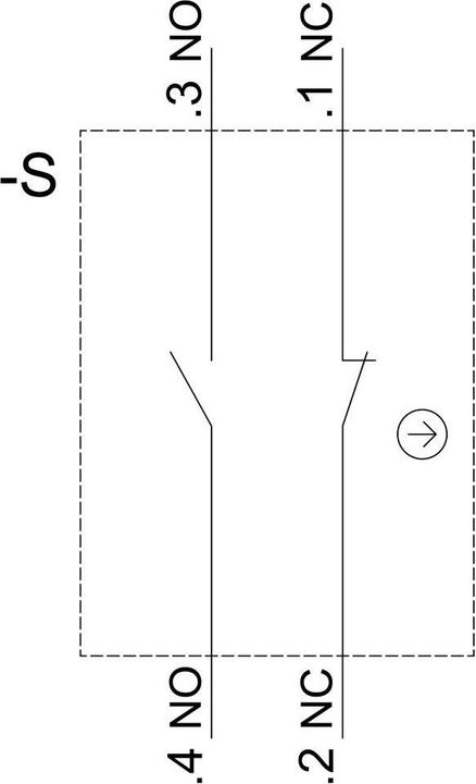 Produktbild Siemens Drucktaster Druckknopf, 1S+1Ö 3SU1100-0AB50