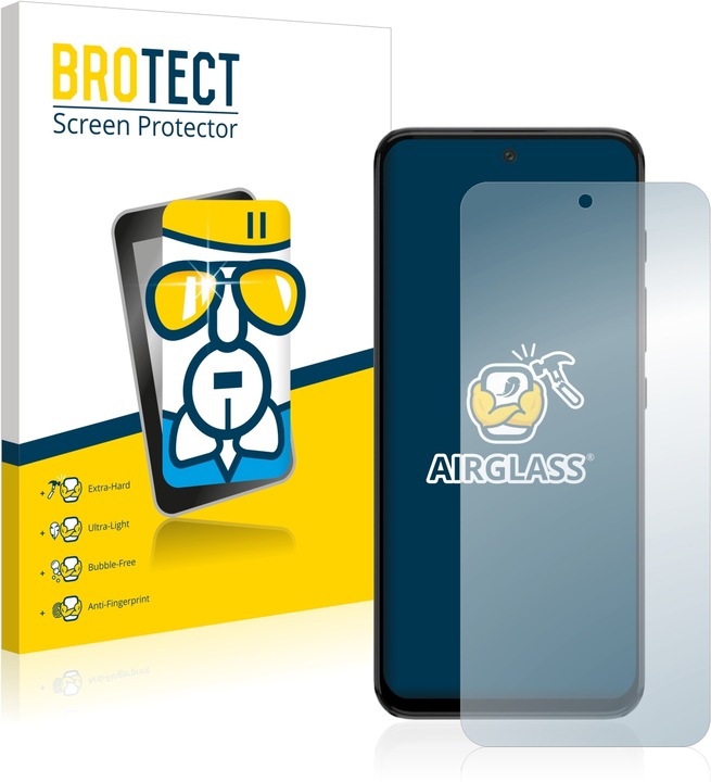 Actual product image BROTECT AirGlass Glass (1 Piece, Motorola Moto G71 5G)