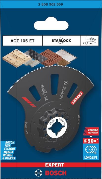 Immagine prodotto Bosch Professional Zubehör Lama per Sega Multimateriale Segmentata Expert