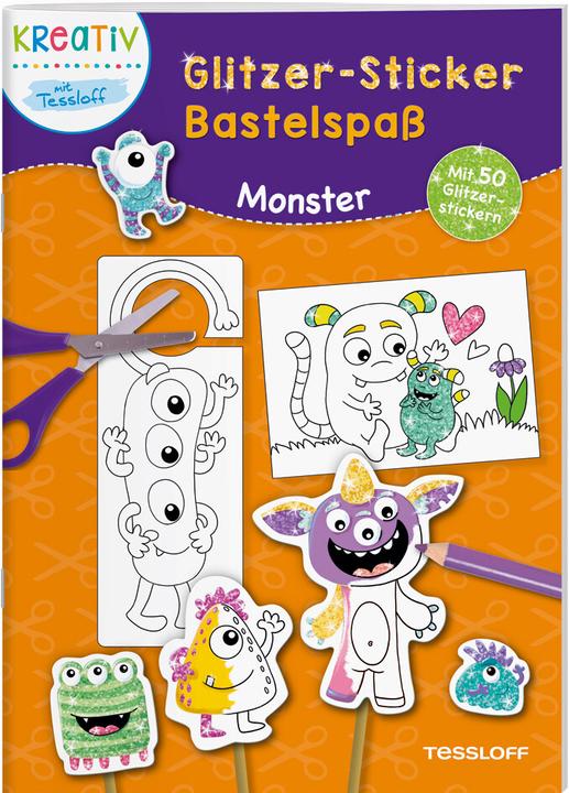 Immagine prodotto Tessloff Glitter Sticker Craft Fun. Mostro